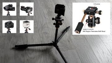 Best DSLR / Phone Tripod for Travel - 0.94kg, Quick release, 360 degree Pan [ YoTilon Tripod Review]